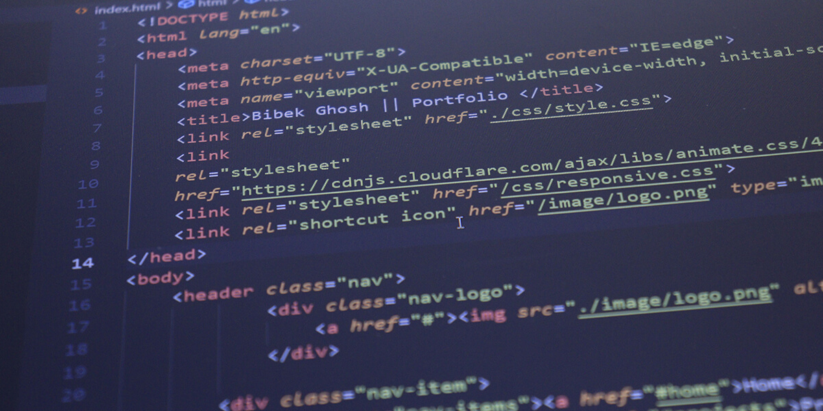 HTML and CSS code displayed on a computer screen, showing website structure and styling elements in a text editor. 3D rendering, design studio, 3D product, animation, character design, 2D animation, video production services, book trailer services, digital marketing services, motion design, motion graphics. RDV Media – Multimedia production company. Serving brands globally. New York, Los Angeles, California, Atlanta, USA, Dublin, Ireland, EU, London, England, UK, Doha, Qatar, UAE, Abu Dhabi, Ajman, Dubai, Fujairah, Ras Al Khaimah, Sharjah, and Umm Al Quwain.